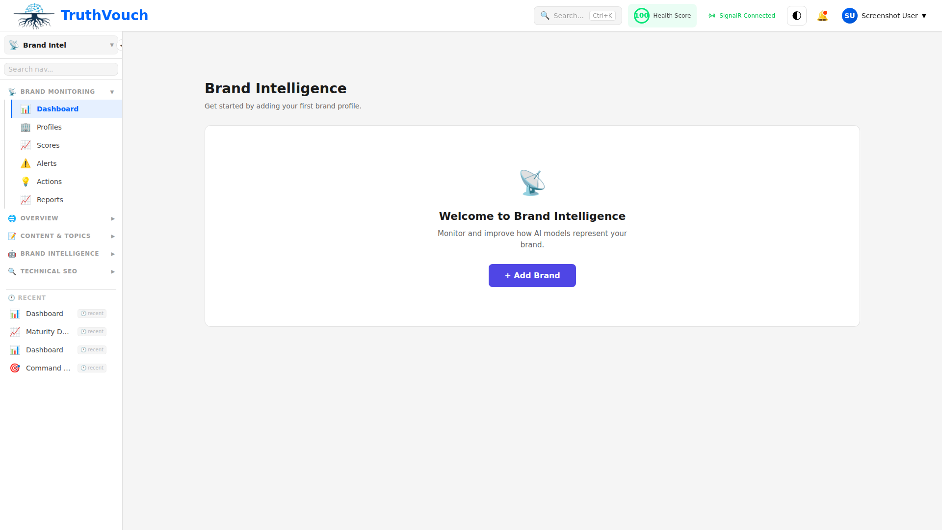 Brand Intelligence Dashboard